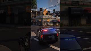 Shots fired backup call lspdfr gta fivem shorts gtarp [upl. by Llerreg438]