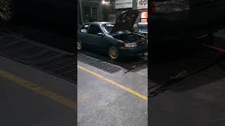 409hp toyota tercel V6 swap 😈🏁🔥 shorts dyno toyota [upl. by Arok]