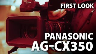 Panasonic AGCX350  First Look [upl. by Buford]