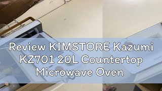 Review KIMSTORE Kazumi KZ701 20L Countertop Microwave Oven [upl. by Laitselec832]