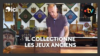 Laurent Bodart collectionne les jeux anciens à Tilques PasdeCalais Il en possède plus de 500 [upl. by Mile]