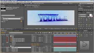 Den LeuchtendeWeltSchriftzug in After Effects erstellen [upl. by Yroc]