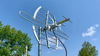 RCA Attic Outdoor OTA TV Antenna Review Model ANT705E [upl. by Nadruoj]