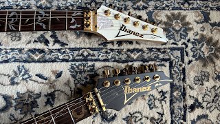 Ibanez JEM7v vs PIA Shootout [upl. by Grethel]