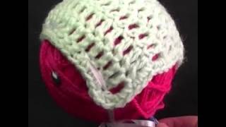 Baby Bonnet Crochet Tutorial [upl. by Nahtnaoj]