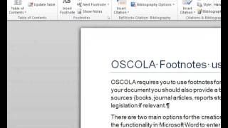 OSCOLA Word Footnotes [upl. by Luhem204]