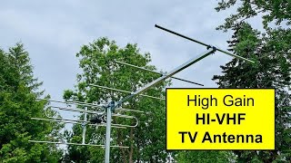 HiVHF TV Antenna from Stellar Labs  Testing and Review [upl. by Maxie]