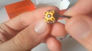 Racerstar Racing Edition 1103 BR1103B 8000KV 10000KV 13S Brushless Motor Gold from Banggood [upl. by Emirak]