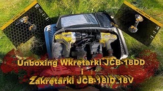 UNBOXING WKRĘTARKI JCB18DD I ZAKRĘTARKI JCB18ID 18V [upl. by Helaine]