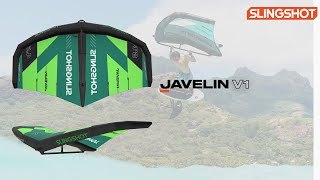 Javelin V1 Wing Foil Wing  Slingshots Best Boom Wing [upl. by Alpers343]