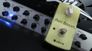 Joyo Roll Boost  Pedal Demo  Boosting 7 different Amps [upl. by Elleon]