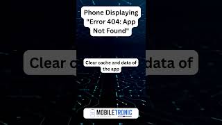 DIY Solution for Phone Displaying quotError 404 App Not Foundquot iphone diyrepair computermaintenance [upl. by Hada967]