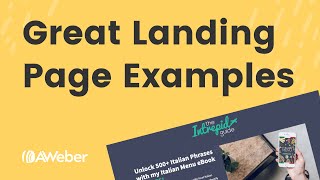 Great landing page examples awesome landing pages to inspire [upl. by Yenhoj]