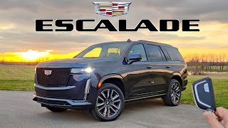 2022 Cadillac Escalade Sport Platinum  A 114000 Private Jet on Wheels Week Review [upl. by Bradeord804]