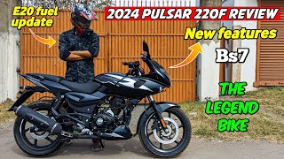 2024 Pulsar 220f OBD2 E20 Detailed Ride Review  The Legend Bike Of India 🔥 [upl. by Deirdre]