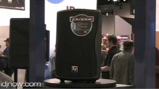 ELECTROVOICE ZXA1 COMPACT POWERED LOUDSPEAKER AT NAMM 2010 WITH IDJNOW [upl. by Nilorac]