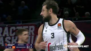 Marco Belinelli careerhigh 27 points BaskoniaVitoriaGasteizVirtus Segafredo Bologna 8191 [upl. by Humbert199]