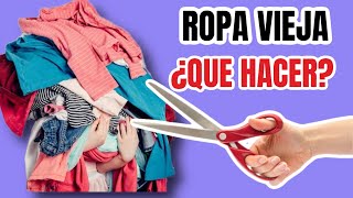 4 IDEAS PARA APROVECHAR RETAZOS DE ROPA VIEJA  SHOW DE MANUALIDADES [upl. by Eirac621]