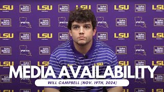 Will Campbell Media Availability Nov 19 2024 [upl. by Desta]