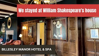 A night at William Shakespeares Manor House  Billesley Manor Hotel amp Spa Hotel [upl. by Aloysius]