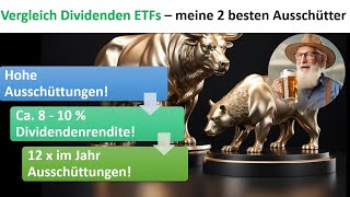 Dividenden ETFs mit 810  Dividendenrendite  Diese ETFs generieren mir 4600 € Nettodividende pa [upl. by Ahsoyek]