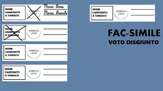 Amministrative 2018  Come funziona il voto disgiunto per le elezioni comunali [upl. by Arbe]