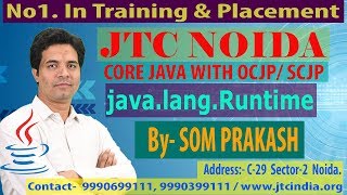 Java Runtime Class  Runtime Methods by Som Sir [upl. by Etnaik]