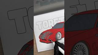 Toretto  Legendary Movie Cars Coloring Book [upl. by Perce]