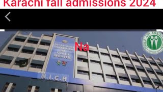 The National institute of child health college of nursing Karachi fall admissions 2024 [upl. by Rodavlas]