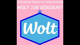 Wolt 12€ Promo code 2024 Wolt discount  Wolt discounted food delivery  Wolt promo code [upl. by Raviv999]