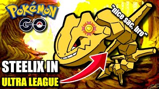 STEELIX Returns in the ULTRA LEAGUE nice sac bro Pokemon GO Battle League [upl. by Till]