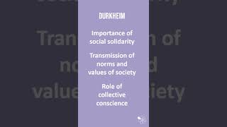 Functionalism and Durkheim  60 Second Sociology Sociological Theory and Debates [upl. by River900]