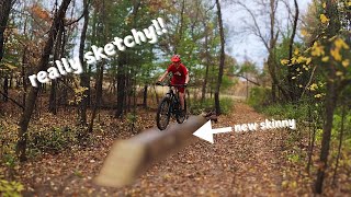 Making a MTB skinny in my backyard [upl. by Onoitna548]