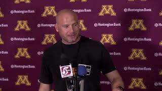 Press Conference Coach Fleck Gives Spring Practice Update [upl. by Leen]