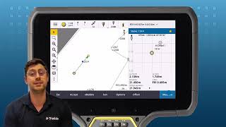 Offsetting Points in Trimble Access [upl. by Betti631]