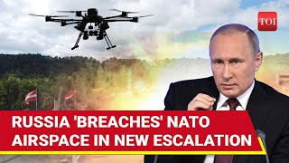 Big Escalation As Russian Aircraft Projectiles Breach NATO Airspace We Must Act  Watch [upl. by Eerolam]