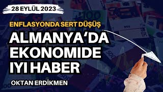 Almanyada iyi haber Enflasyon düştü  28 Eylül 2023 Oktan Erdikmen [upl. by Carolann]