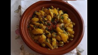 طاجين الدجاج بالزيتون  Tajine de poulet aux olives [upl. by Aecila593]