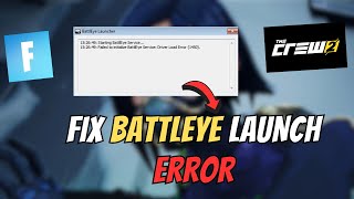 How to FIX Battleye Launcher Error for all games [upl. by Hannaj]