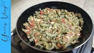 GINISANG AMPALAYA AT ITLOGhow to cook ampalaya with eggampalaya and egg Recipe [upl. by Notloc433]