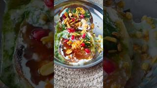 Crispy Aloo Tikki Chaat alootikki chaat shortsfeed [upl. by Daveen]