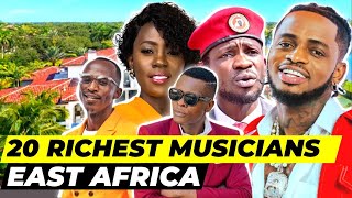 Top 20 Richest Musicians in East Africa 2023  2024 [upl. by Bashee]