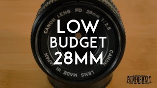 Canon FD 28mm F28 Review [upl. by Aurita]