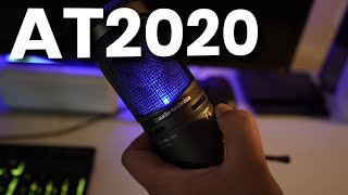 AudioTechnica AT2020 Review USB Cardioid Condenser Microphone [upl. by Aiyn]