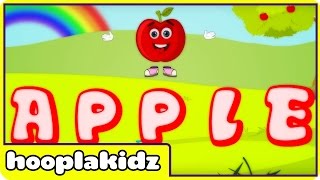 Preschool Activity  How to Spell Apple  HooplaKidz [upl. by Ecadnak]