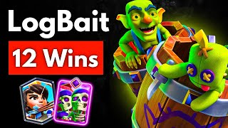 12 WINS GRAND CHALLENGE WITH LOG BAIT [upl. by Dreyer]