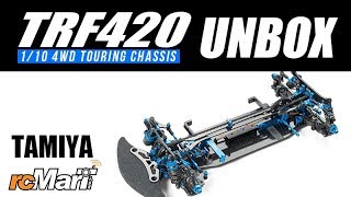 Tamiya 110 TRF420 4WD Belt Drive Onroad Chassis Kit EP Unbox 42345 [upl. by Atirehgram]