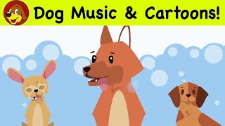 Dog TV For Dogs To Watch 💖 Cartoon Stimulation amp Calming Dog Therapy Music To Relax Puppies [upl. by Remark]