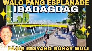 WALONG ESPLANADE IDADAGDAG PASIG RIVER REHAB UPDATE 02082024 [upl. by Carli295]