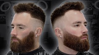 Best Beard Tutorial on Youtube 💯 How to Fade Shape and Razor Line [upl. by Aiz]